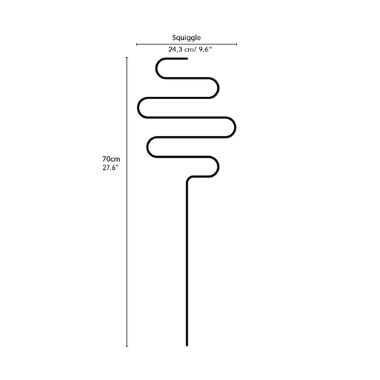 Rankhilfe “Squiggle” von Botanopia | 70 cm