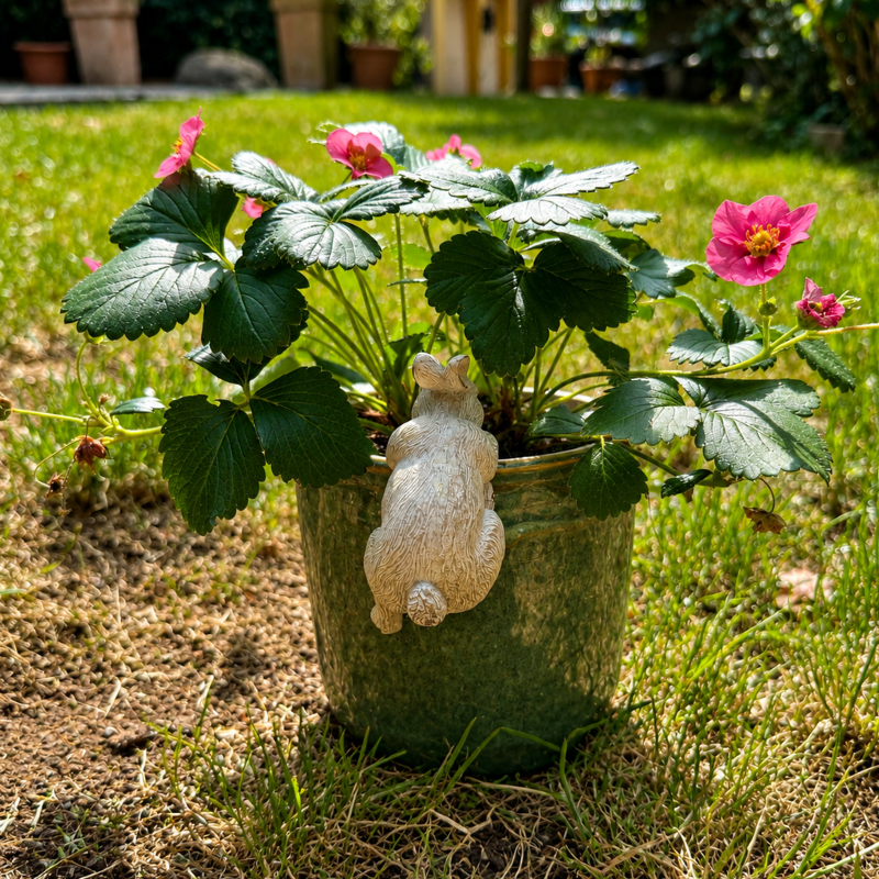 Pot Hanger Pig with Glasses, 9 cm