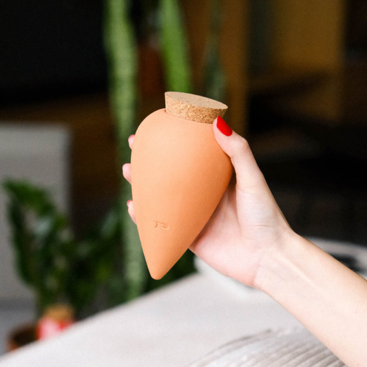 Olla Terrakotta von Pepín – Pflanzgefäß zur natürlichen Bewässerung