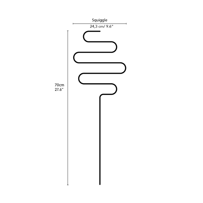 Rankhilfe “Squiggle” von Botanopia | 70 cm