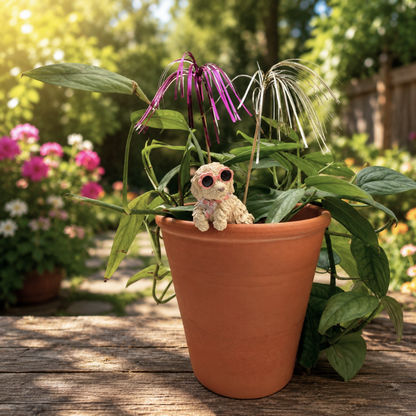 Hundi Topfanhänger aus Harz, 9 cm