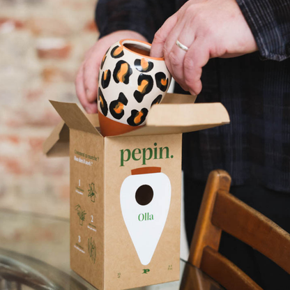Olla Leopard von Pepín – Pflanzgefäß zur natürlichen Bewässerung