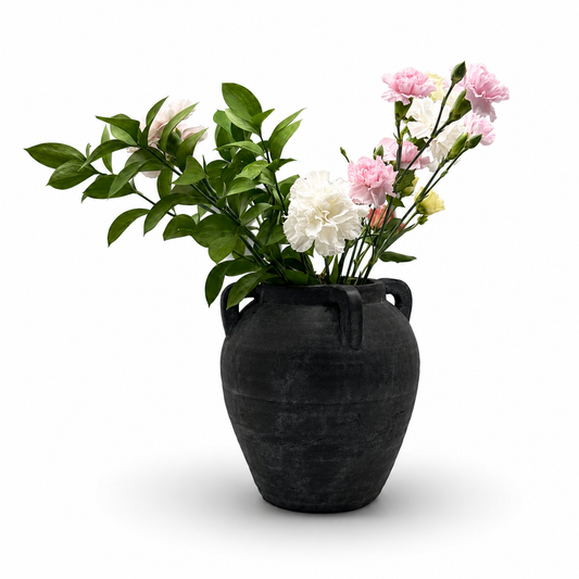 Blumenvase "Medora" aus Terrakotta